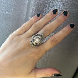 Silver vintage ring